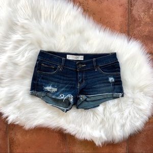 Abercrombie & Fitch Low Rise Short Shorts